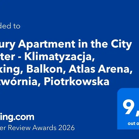 M4 Luxury In The Center - Klimatyzacja, Parking, Balkon, Atlas Arena, Wytwornia, Piotrkowska * Lodž