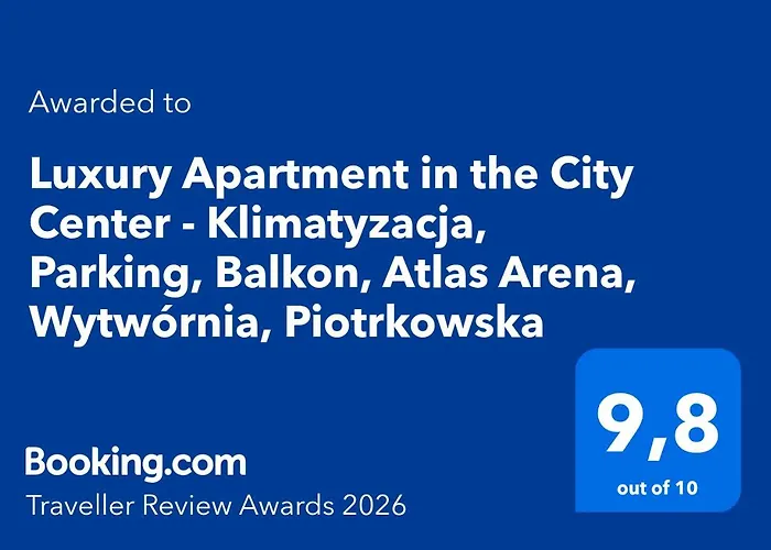 M4 Luxury In The Center - Klimatyzacja, Parking, Balkon, Atlas Arena, Wytwornia, Piotrkowska * Łódź